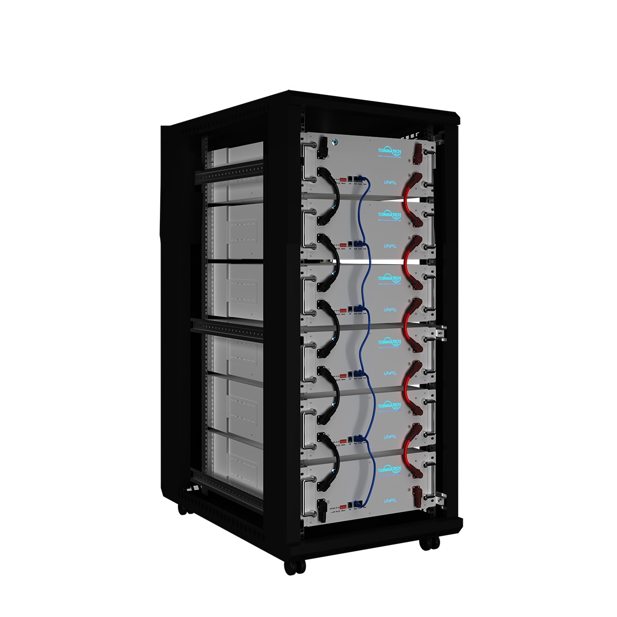 TommaTech RACK Serisi 48 Volt (51.2V) 100 Amper LiFePO4 Lityum Akü 3 TommaTech RACK Serisi 48 Volt (51.2V) 100 Amper LiFePO4 Lityum Akü